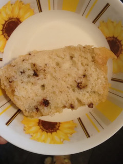 Una foto de Budín húmedo de vainilla con chips