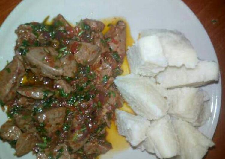 Steps to Make Ultimate Liver/ugali