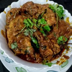 A picture of Punjabi chicken curry.