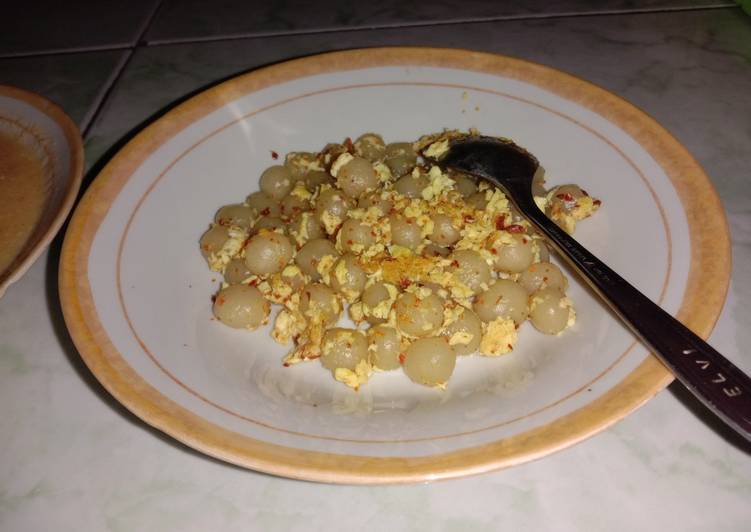 Resep: LezatBobaci kuah dan kering (boba aci)