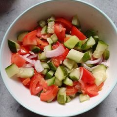 Kachoomer salad A picture of Kachoomer salad.