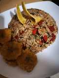 Chaufa de cecina