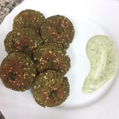 A picture of Baked Falafel.