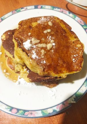 Φωτογραφία της συνταγής Pancakes μανταρινιού με αμύγδαλο, χωρίς ζάχαρη ♠️💜