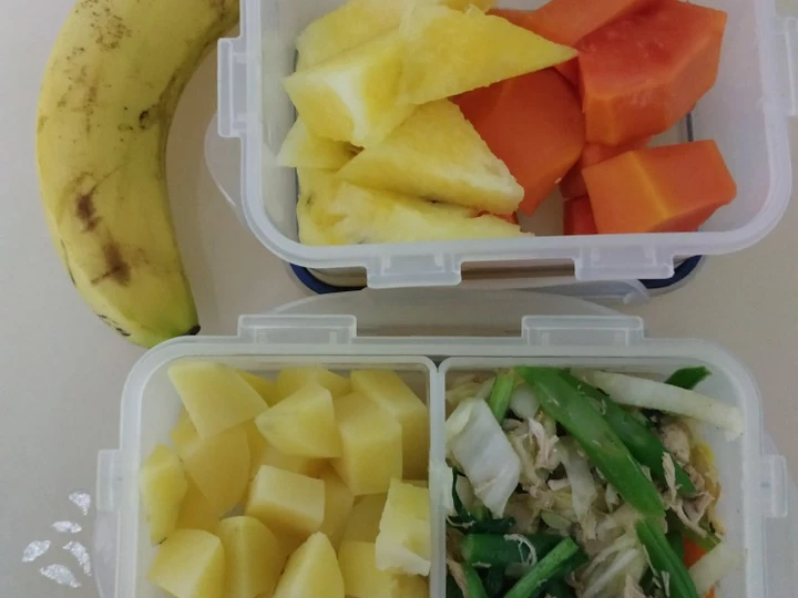 Langkah Gampang Membuat Resep Menu diet kentang dan sayur tumis yang  Bikin Ketagihan Anti Ribet, Lezat Sekali