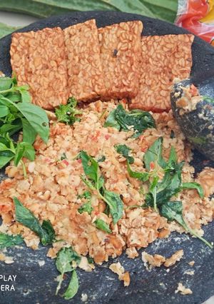 Foto resep Tempe penyet sambal kemangi
