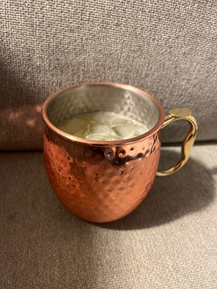 A picture of The Peach Donkey (Peach Mule).