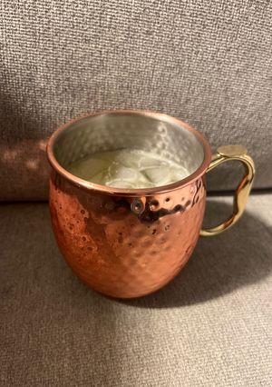 A picture of The Peach Donkey (Peach Mule).
