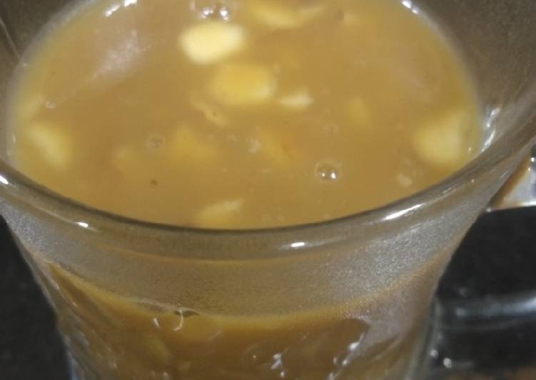 Recipe of Speedy Besan Sheera Winter special Drink