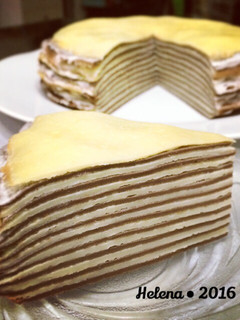 Foto resep Black 'n White Mille Crepes