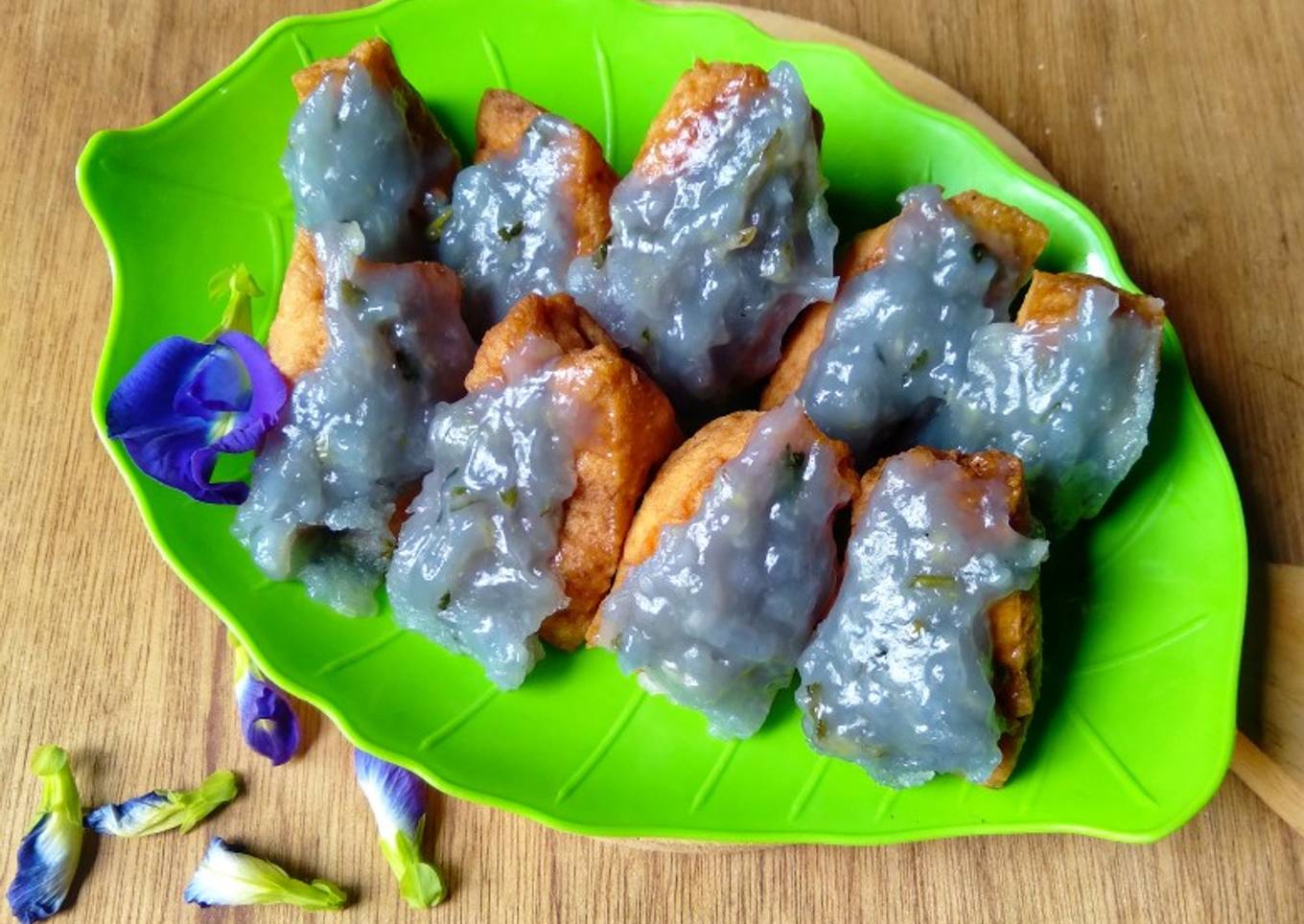 Tahu Cilok Bunga Telang