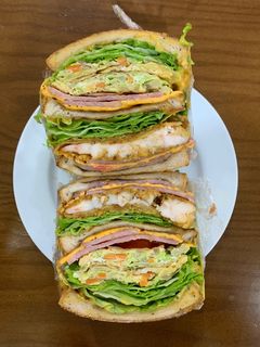 Hình của món Sandwich tôm.