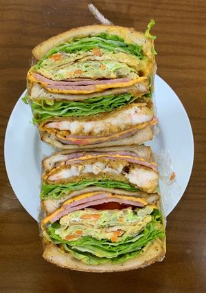 Hình của món Sandwich tôm.