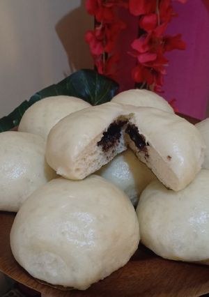 Foto resep Bapao isi coklat mulus tanpa keriput