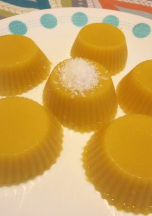 南瓜椰汁糕 的食譜成品照片