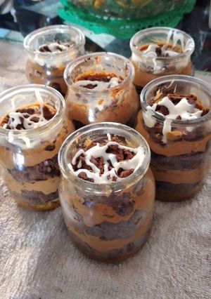 Una foto de Postre: chocotorta individual sunrise