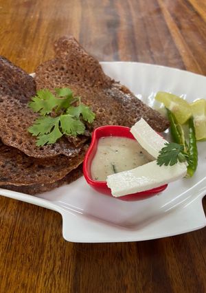 A picture of Super healthy Ragi Dosa.