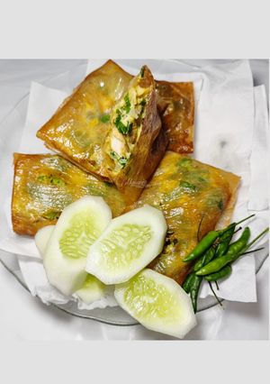 Foto resep Martabak Telur Ayam Kari