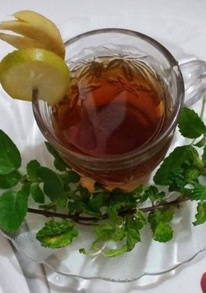 A picture of Lemon Ginger Tea.