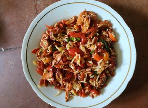 Foto resep Oseng kulit Melinjo teri