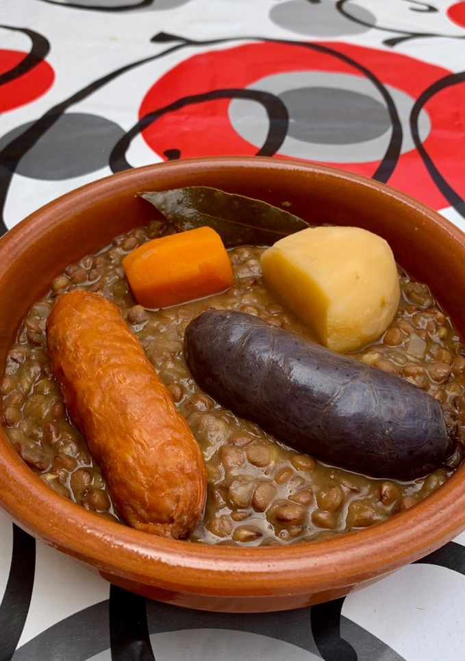 Una foto de Guiso de lentejas