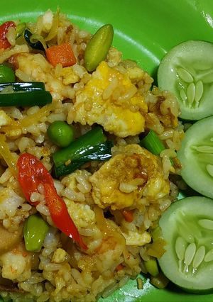 Foto resep Nasi Goreng Pete Komplit
