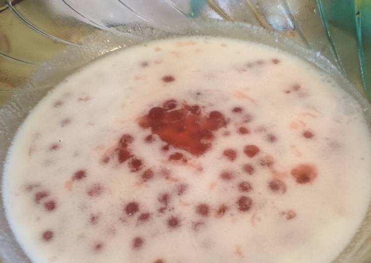 Bubur mutiara sagu