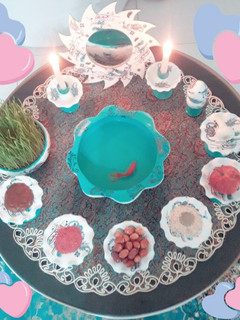 عکسی از دستور هفت سین ندابانو❤💙