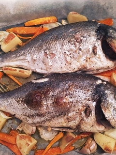 Una foto de Dorada al horno