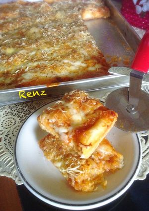 Foto resep Thin crust pizza