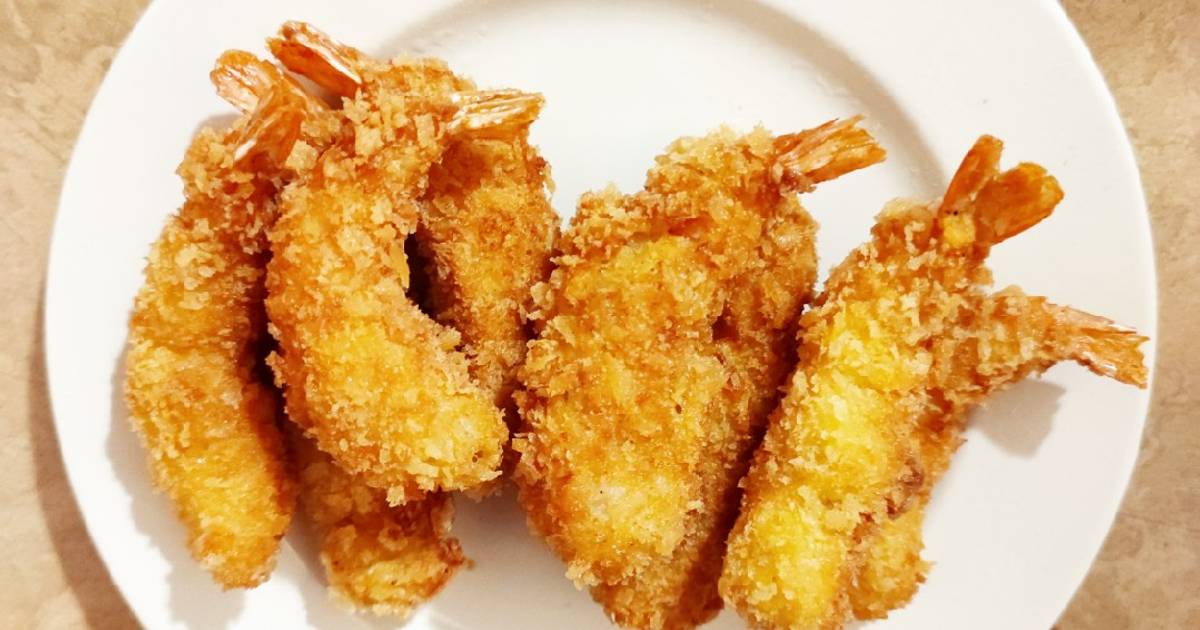 Resep Ebi Furai / Tempura Udang / Udang Goreng Tepung Crunchy oleh
