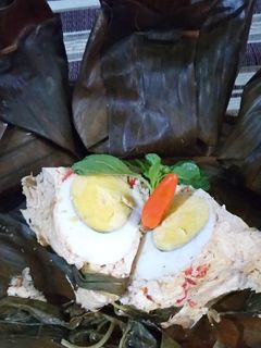 Foto resep Pepes tahu telur asin
