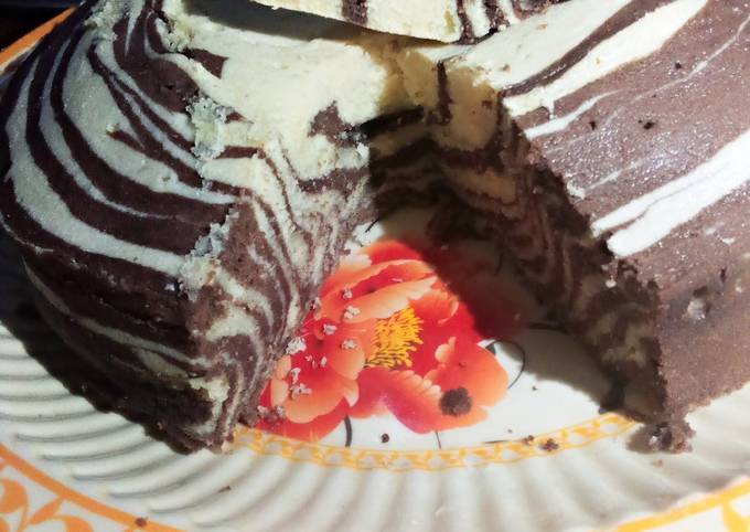 Steps to Prepare Perfect Zebra cake