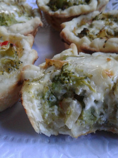 Una foto de Tartitas de brócoli