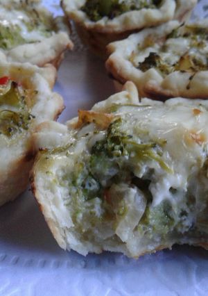 Una foto de Tartitas de brócoli