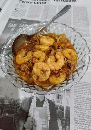 Foto resep Udang lada hitam