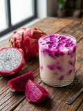 Overnight Oats with Dragon Fruit