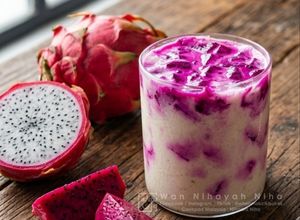 Gambar Overnight Oats with Dragon Fruit