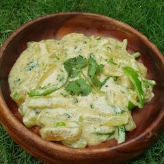 A picture of Watermelon rind gravy.