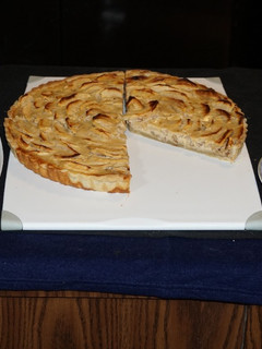 Una foto de Kuchen de manzanas