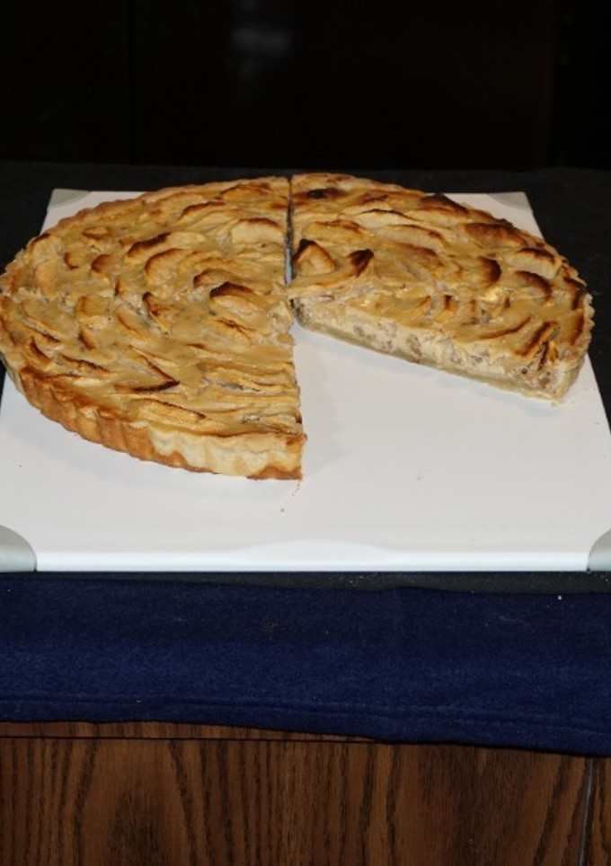 Una foto de Kuchen de manzanas