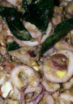Foto resep Cumi Saus Telur Asin #keto