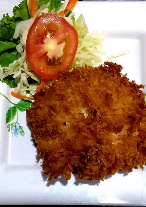 รูปของ ไก่ชุปเกล็ดขนมปังทอด