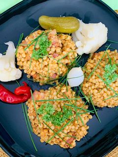 Tarhonyás hús recept fotója