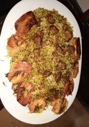 عکسی از دستور پلو شوشتری