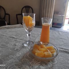 A picture of Frozen Orange Cubes.