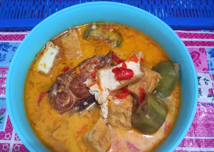 Mangut + tahu + terong