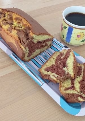 Une photo de Gâteau marbré