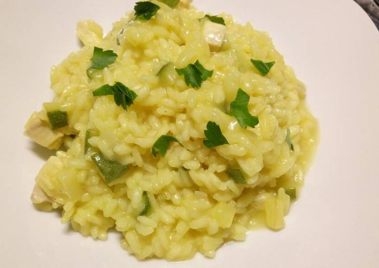 Recipe of Quick Risotto di spada e zafferano swordfish and saffron risotto