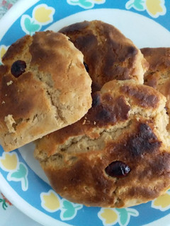 Una foto de Galletas de Café y Arándanos